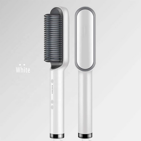 Two in One Hair Straightener Comb Curling Tong Dual-Purpose Electric Hair Brush